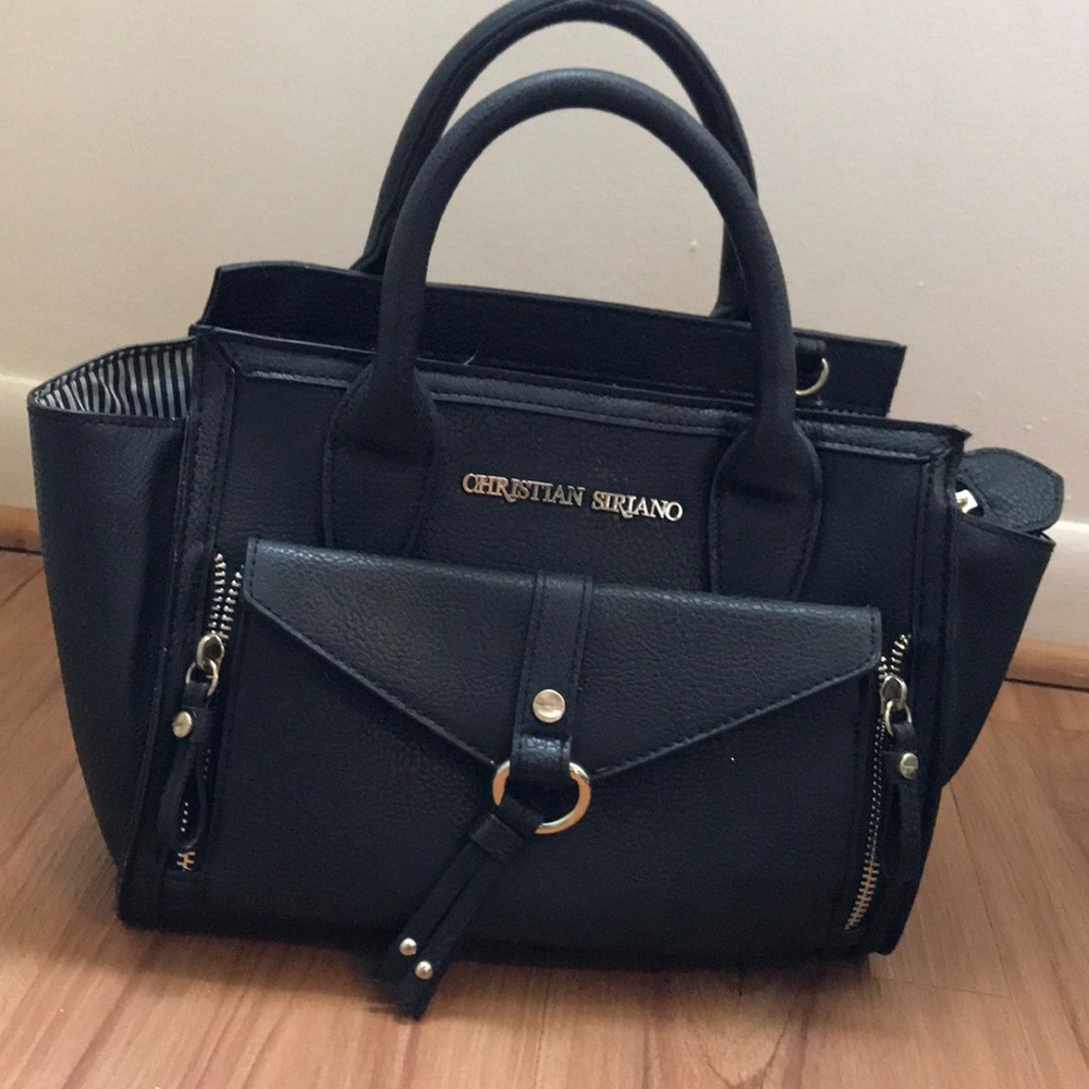 Christian Siriano Black Hand bag